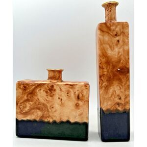 Yapacunchi Ceramica Vases Ecuador Pottery Julio Montesinos Signed Lot Of‎ 2